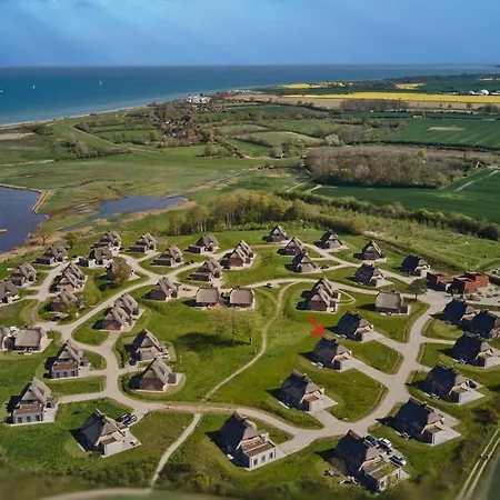 Feriehus Reetdorf Geltinger Birk Kuenstlerkate Abendrot