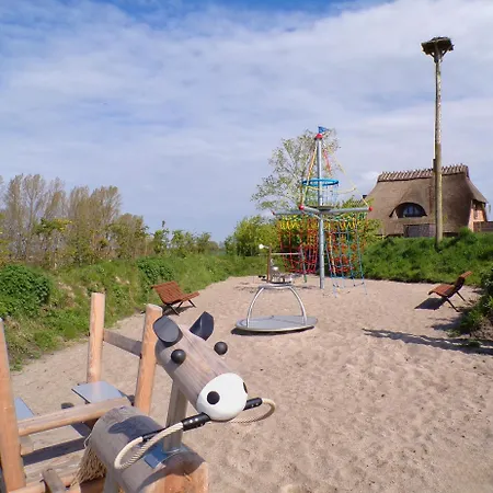 Feriehus Reetdorf Geltinger Birk Kuenstlerkate Abendrot